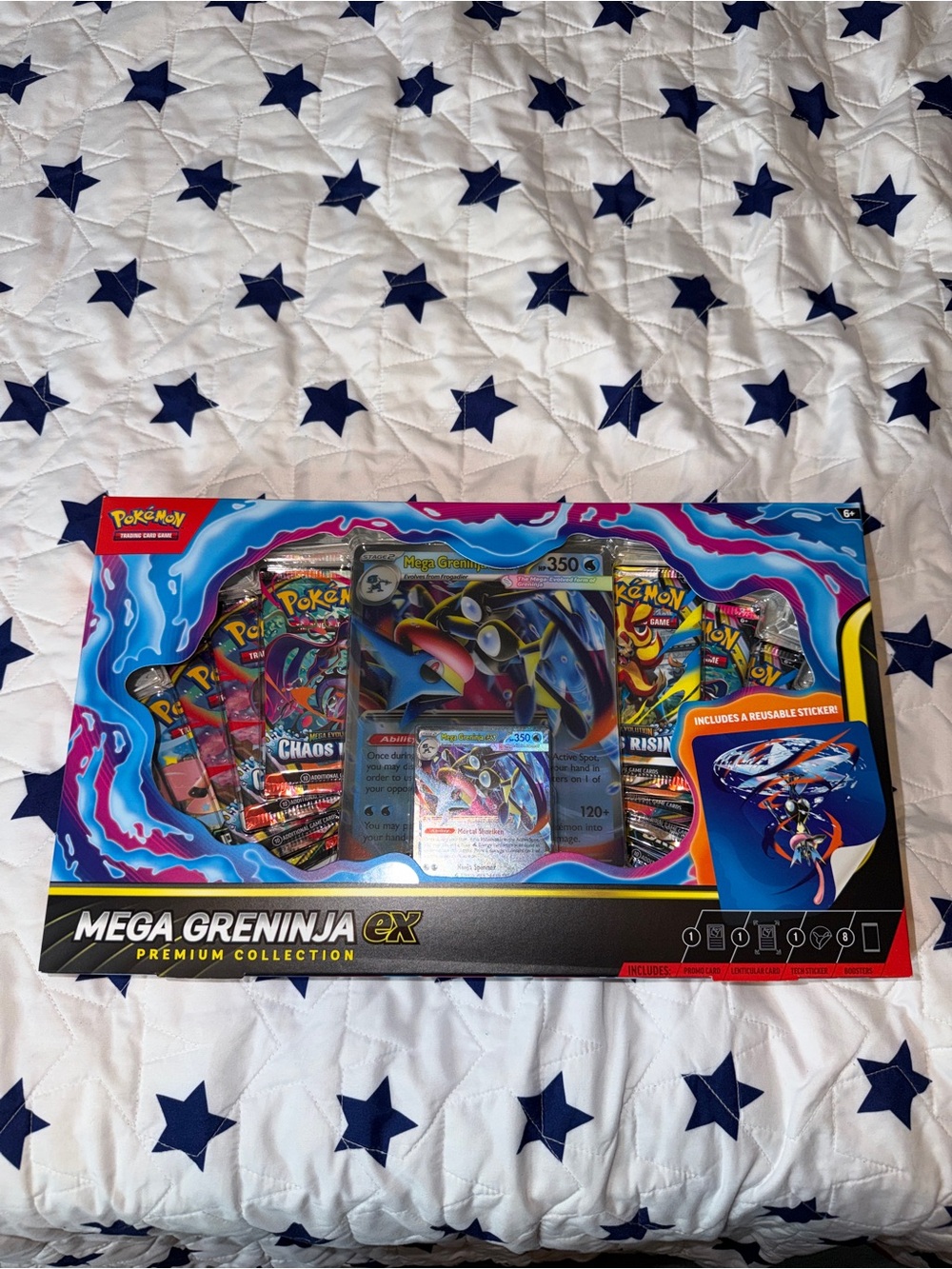 Pokemon Mega Greninja EX Premium Collection - Blue and Black Packaging